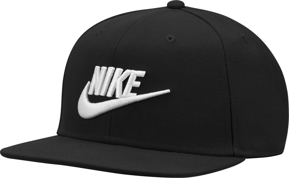 Nike Sportswear Black Futura-Logo Snapback | INC STYLE