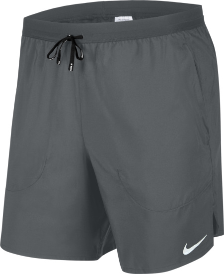 Nike Dark Smoke Grey 'Stride' Shorts | INC STYLE