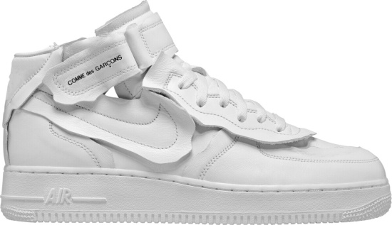 Nike Air Force 1 Mid x Comme des Garcons 'White' | INC STYLE