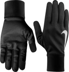 Nike Black Thermal Knit Running Gloves