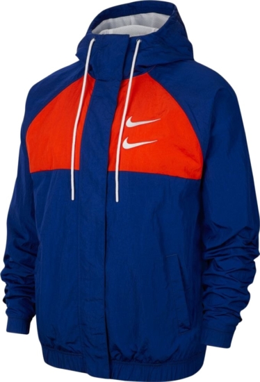 Nike Blue And Red Double Swoosh Jacket