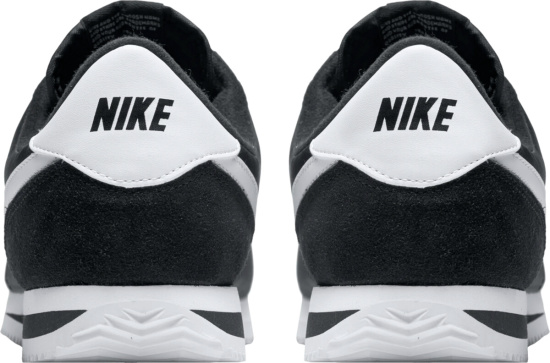 Nike Cortez Black White Nylon