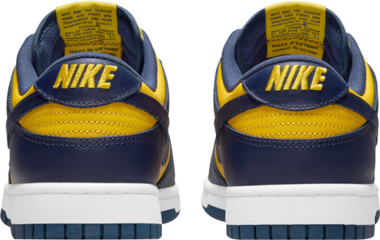 Nike Dunk Low Navy Blue And Yellow