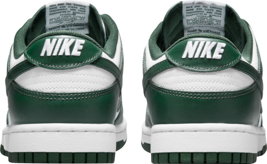 Nike Dunk Low White And Dark Green