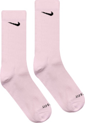 Nike Light Pink Everyday Crew Socks