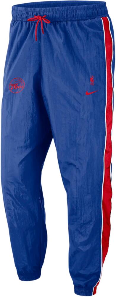 Nike Philadelphia 76ers Blue 'Throwback' Trackpants | Incorporated Style