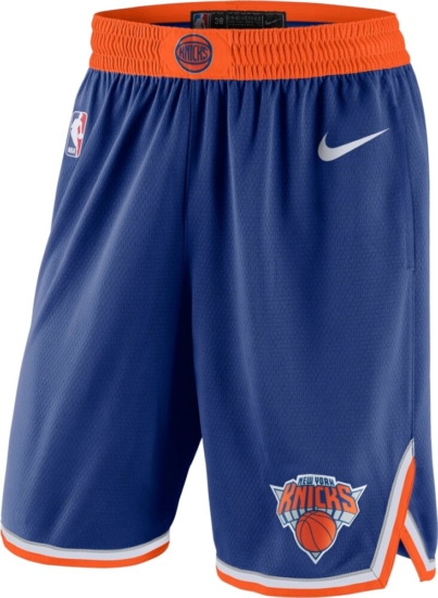 Nike New York Knicks Icon Swingmas Blue Shorts