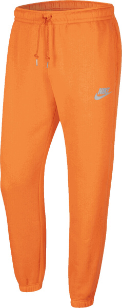 Nike Orange And Reflective Logo Print Joggers
