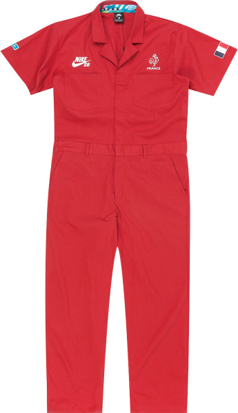 Nike Sb X Parra Red Skate Coveralls