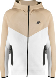 Nike Sportswear Tech Beige White Windrunner Zip Hoodie
