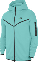 Nike Sportswear Tech Turquoise Zip Fleece Hoodie