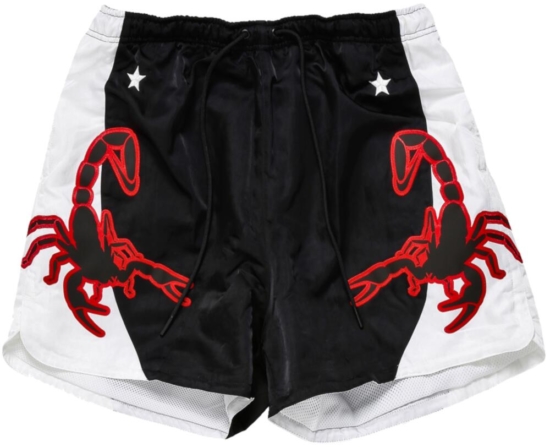 Nike Black & White Scorpion Shorts | Incorporated Style
