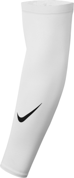 Nike White Dri Fit 4 Arm Sleeves