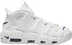 Nike White High Top Heel Logo Leather Sneakers