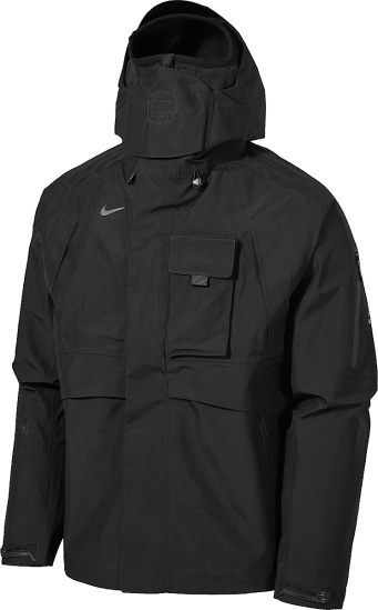 Nike X Cactus Corp Black Hooded Goretex Jacket