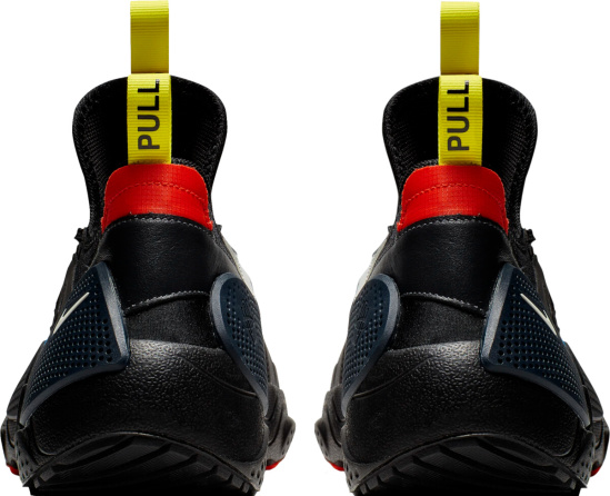 Nike X Heron Preston Black Hurache Edge Sneakers