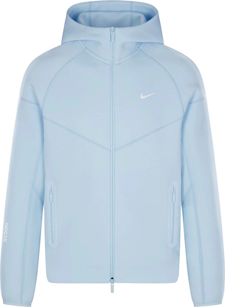 Nike X Nocta Light Blue Tech Zip Fleece Hoodie