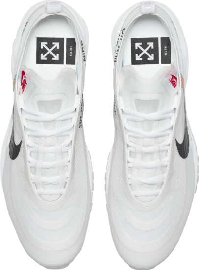 Nike X Off White White Air Max 97 Sneakers