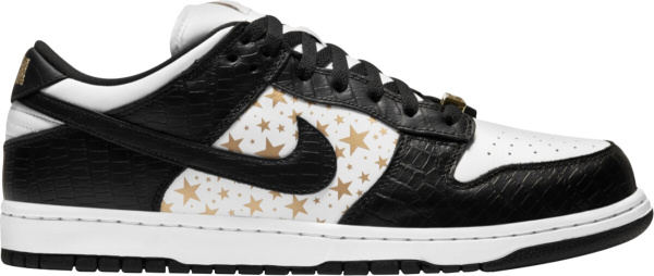 Nike X Supreme Black White Gold Stars Dh3228 102