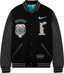 Nike X Tiffany And Co Black Varsity Jacket