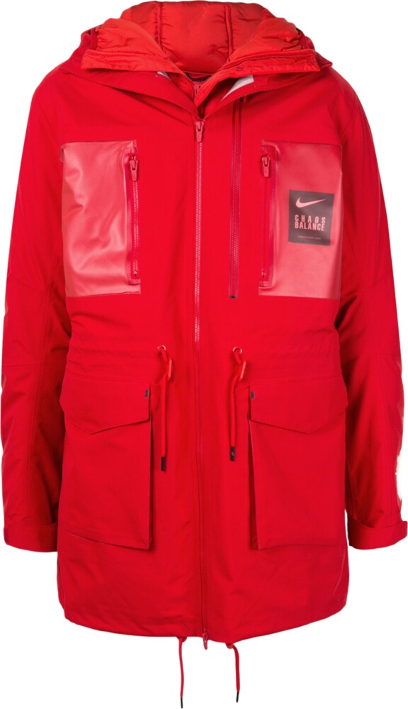 Nike x Undercover Red 'Chaos Balance' Parka | Incorporated Style