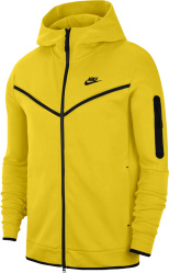 Nike Yellow Tech Zip Hoodie Cu4489 743