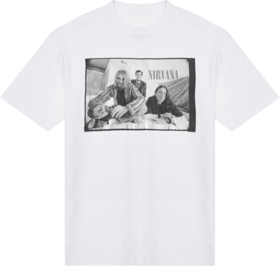 Nirvana Vintage 1996 White T Shirt