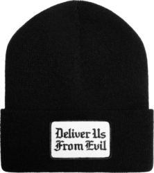 Black 'Deliver Us From Evil' Beanie