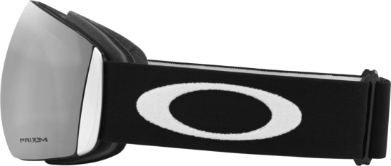 Oaklet Matte Black Grey Silver Ski Goggles
