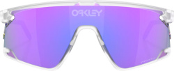 Oakley Clear And Purple Oversized Shield Sunglasses
