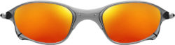 Oakley Titanium And Flare Lens X Metal Sunglasses