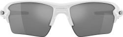Oakley White And Dark Grey Flak 2 Xl Sunglasses