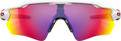 Oakley White And Red Prism Road Lens Radar Ev Path Sunglasses