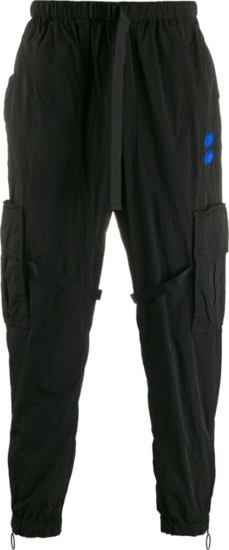 Off-White Black Parachute Cargo Pants | Incorporated Style