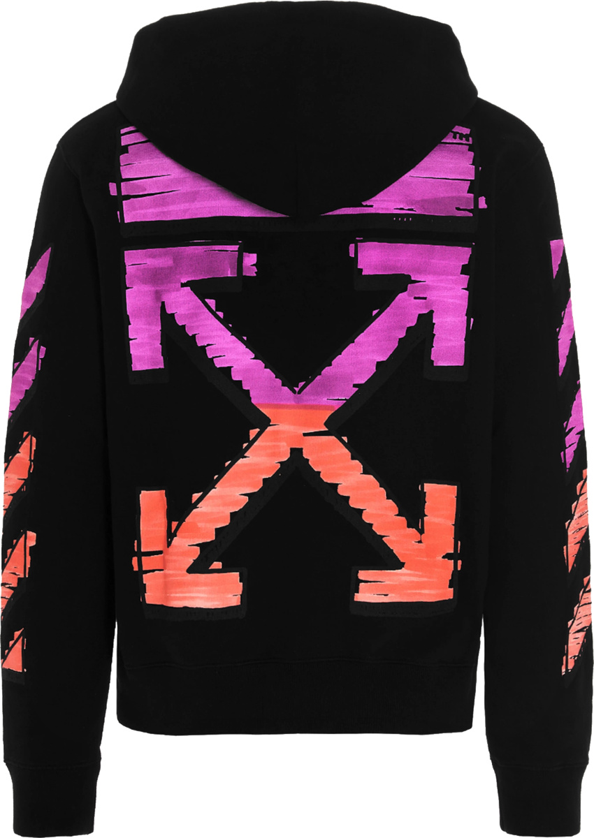 Off-White Black 'Marker Arrows' Hoodie | Incorporated Style
