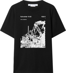 Off White Black Ruined Factory Short Sleeve T Shirt
