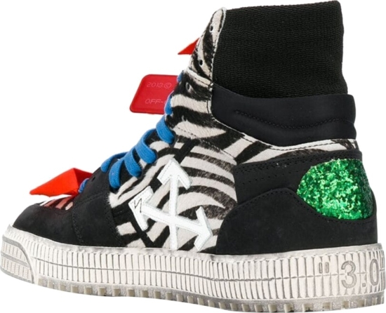 Off White Court High Top Sneakers