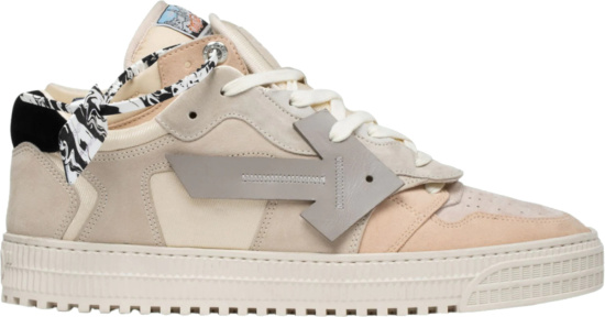 Off White Off Court 3 Low Top White And Beige