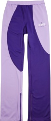 Purple Colorblock Trackpants