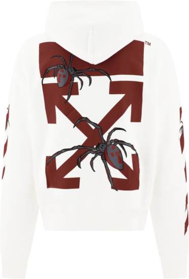 Off-White White 'Spider Arrow' Hoodie | Incorporated Style