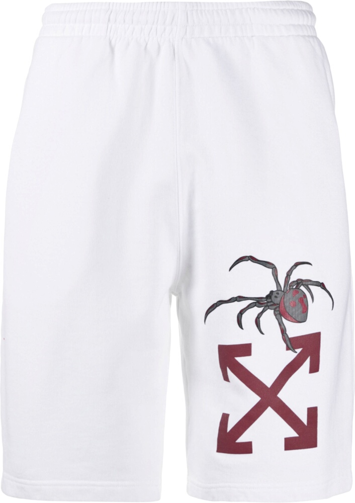 Off-White White 'Spider Arrow' Shorts | Incorporated Style