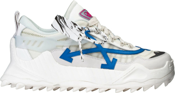 Off White White And Blue Odsy 1000 Sneakers