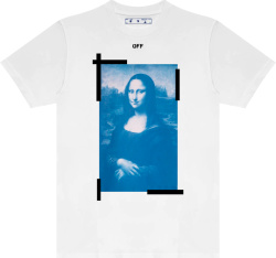 Off White White Mona Lisa Tape T Shirt