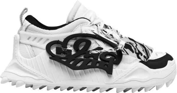 Off White X Katsu White And Black Odsy 1000 Sneakers