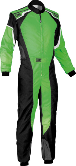 Omp Racing Neon Green And Black Racing Suit