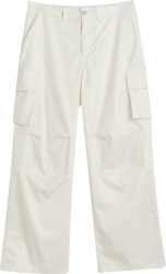 Our Legacy Cream Wide Leg Cargo Pants