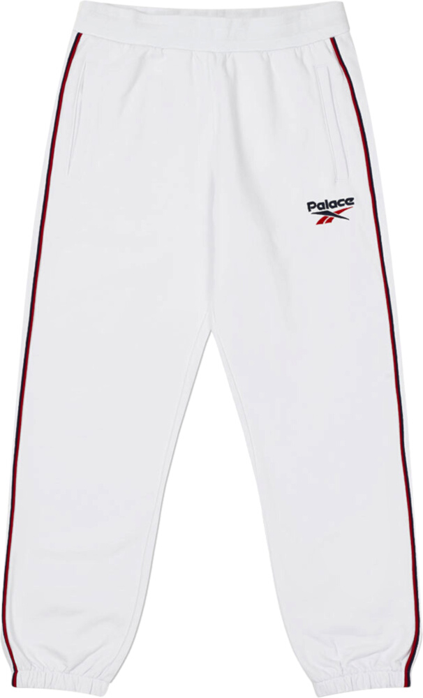 Palace x Reebok White 'P-Bok' Joggers | Incorporated Style