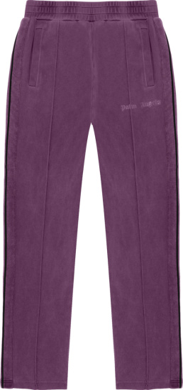Palm Angel Purple Garment Dyed Track Pants