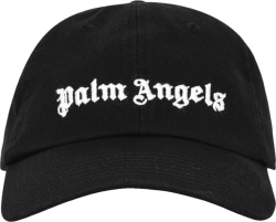 Palm Angels Black Classic Logo Hat