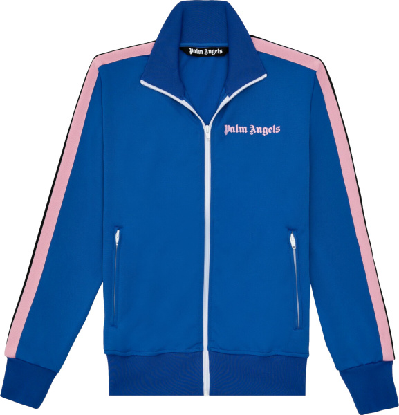 Palm Angels Blue Pink Track Jacket